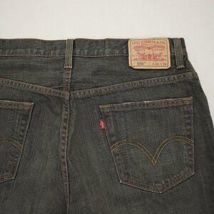 Levi's 559 Relaxed Straight Jeans Mens 36x30 Dark Wash Stretch Denim Casual